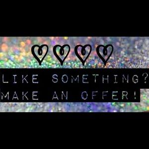 Make me an offer! I very rarely turn them down, sellers love offers ⬇️